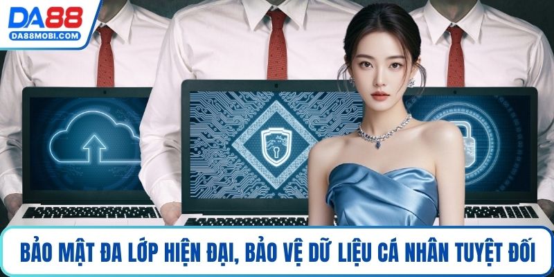 Bảo mật đa lớp hiện đại, bảo vệ dữ liệu cá nhân tuyệt đối
